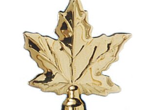 10a Brass Plated Maple Leaf