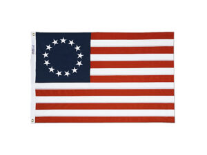 3x5 Foot Cotton Betsy Ross Embroidered