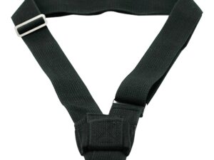 Single Strap Black Web Belt