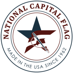 National Capital Flag Logo Badge