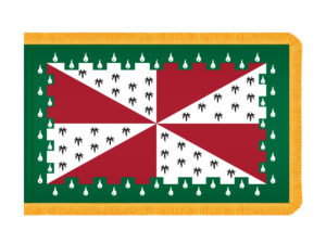Loudoun County, VA Flag w/ Pole Hem & Fringe