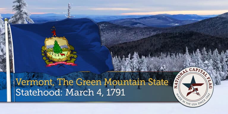 Vermont Statehood Flag History