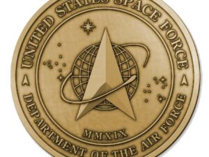 Brass Medallion - Space Force