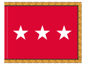 3x4 ft 3 Star Army General Flag (PHF)