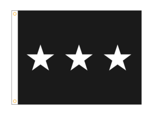 3x4 ft 3 Star US Space Force General Flag (H/G)