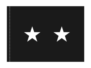 3x4 ft 2 Star US Space Force General Flag (PH)