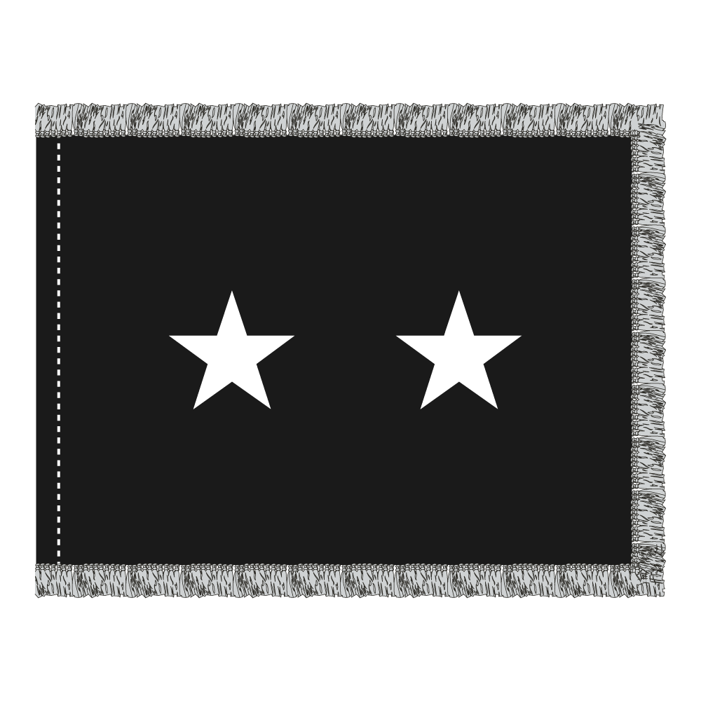 3x4 ft 2 Star US Space Force General Flag (PHF)