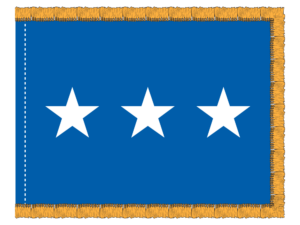 3x4 ft USAF 3 Star General Officers Flag (PHF)