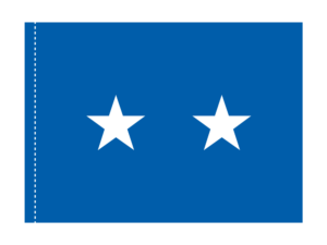 3x4 ft 2 Star USAF General Flag (PH)