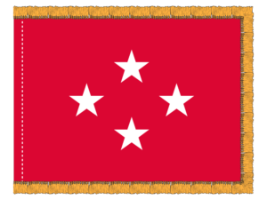 3x4 ft 4 Star USMC General Flag (PHF)