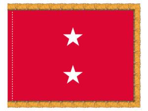 3x4 ft 2 Star USMC General Flag (PHF)