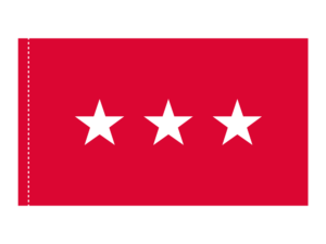 3x5 ft 3 Star Army General Flag (PH)