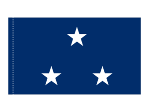 3x5 ft 3 Star Navy Admiral Flag (PH)