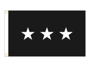 3x5 ft 3 Star US Space Force General Flag (H/G)