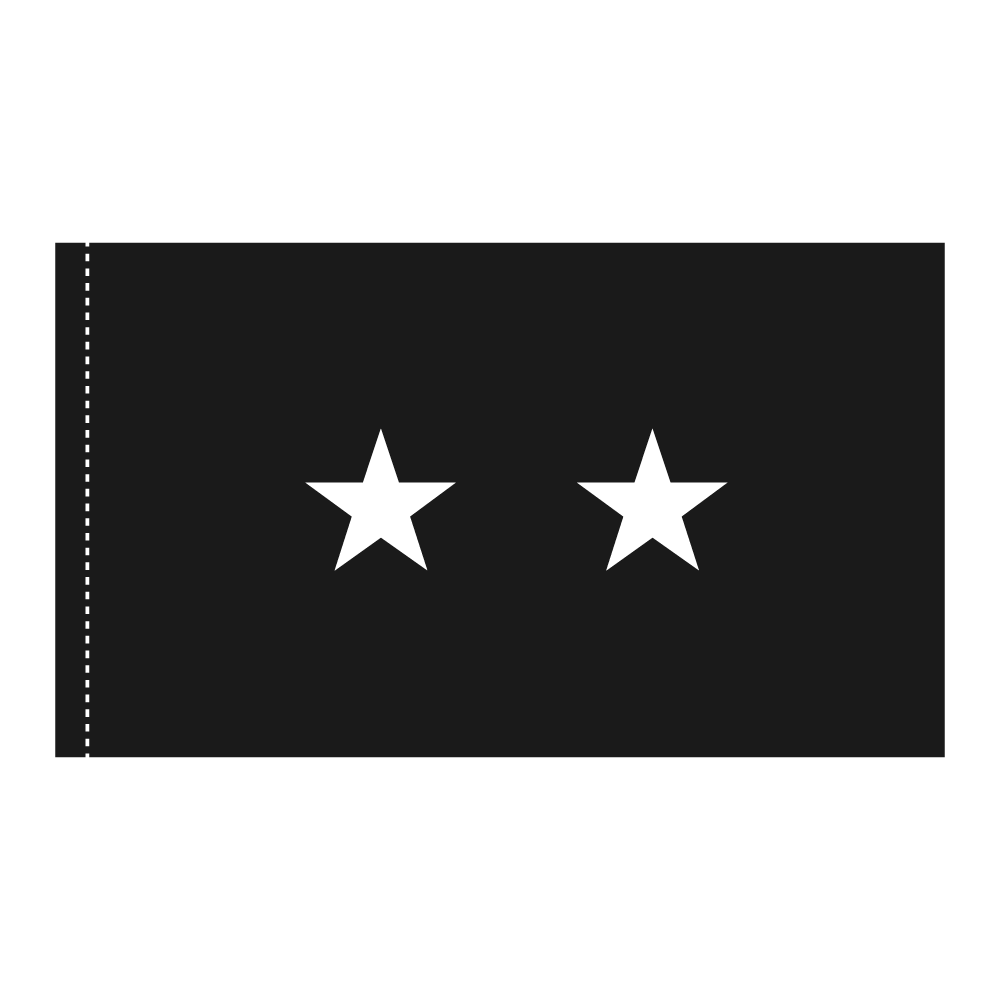 3x5 ft 2 Star US Space Force General Flag (PH)
