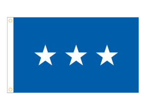 3x5 ft USAF 3 Star General Flag (H/G)
