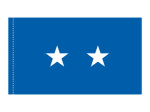 3x5 ft 2 Star USAF General Flag (PH)