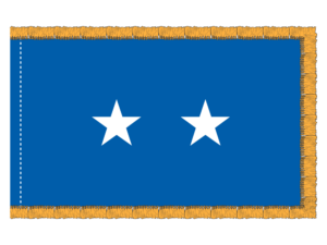 3x5 ft USAF 2 Star General Officers Flag (PHF)