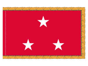 3x5 ft 3 Star USMC General Flag (PHF)