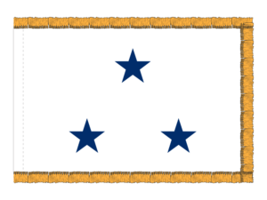 4x6 ft 3 Star Navy Admiral Flag (PHF)