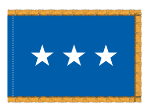 4x6 ft 3 Star USAF General Flag (PHF)