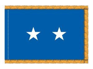 4x6 ft 2 Star USAF General Flag (PHF)