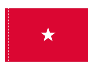 4x6 ft 1 Star USMC General Flag (PH)