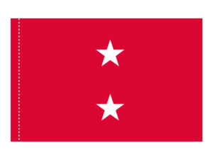 4x6 ft 2 Star USMC General Flag (PH)