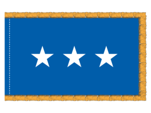 3x5 ft 3 Star USAF General Flag (PHF)
